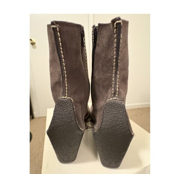 Pons Quintana Estela Brown Suede Ankle Boots Sz US 9 EUR 40 - Picture 2 of 5